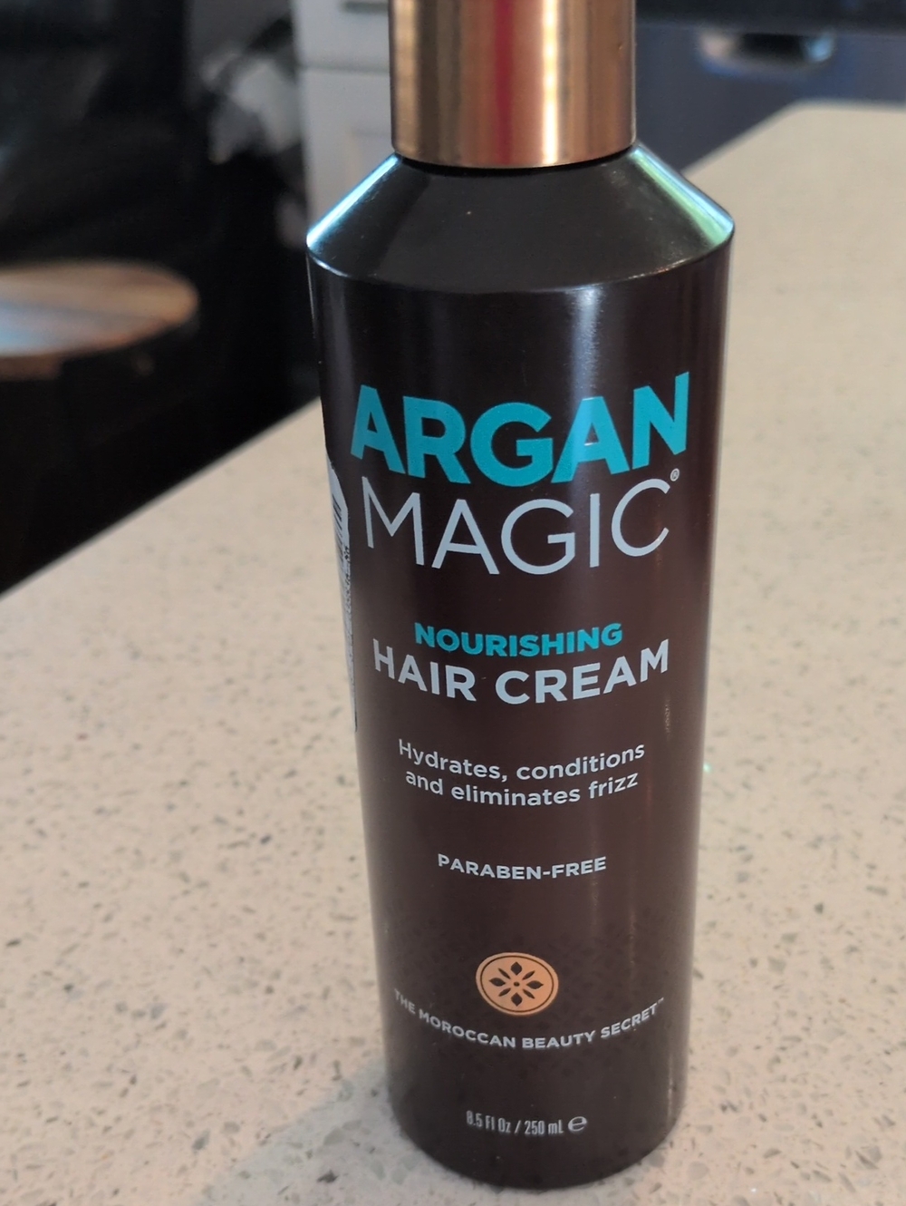 ARGAN MAGIC Nourishing Hair Cream - Brown with Teal Accents